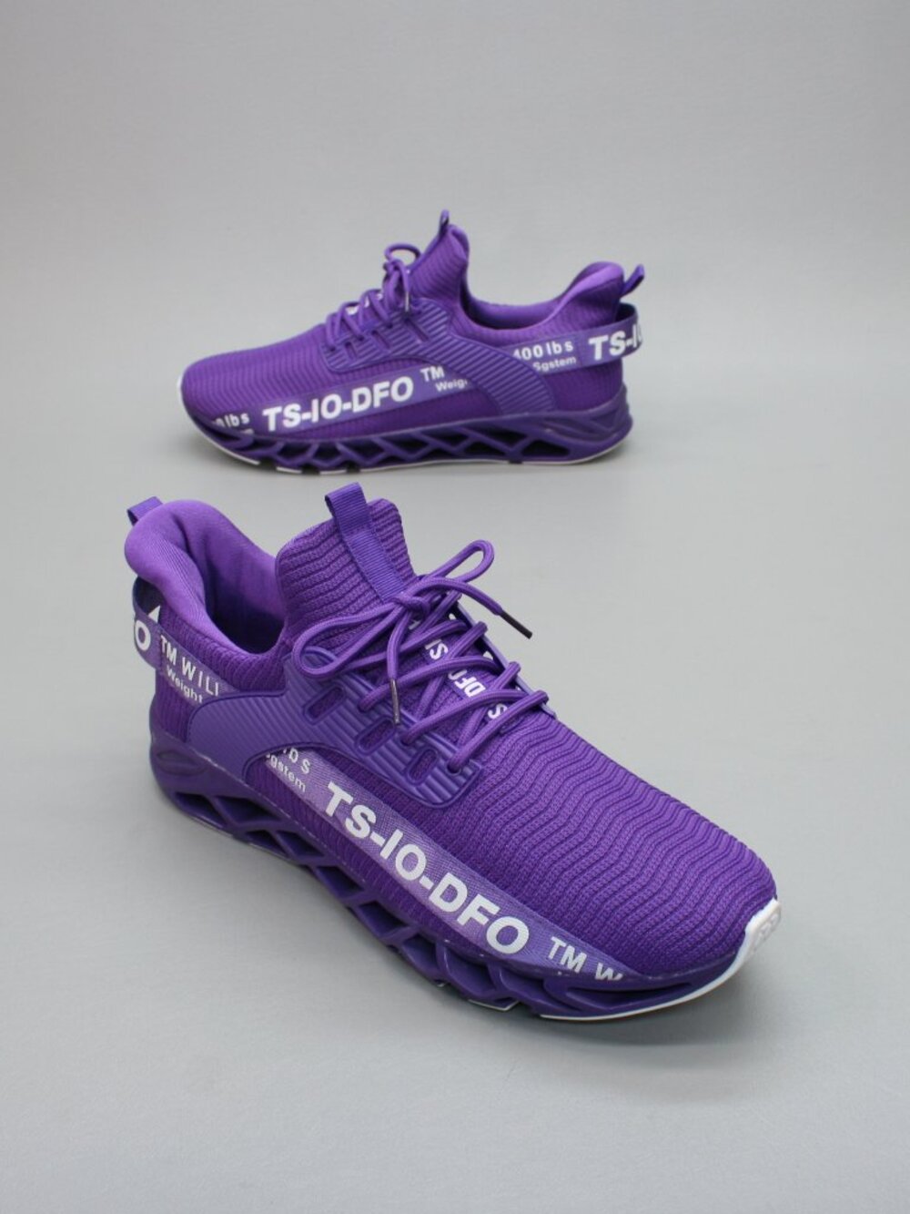TSIODFO 47 Men's 12.5 Fashion Blade Running Sole Purple Shoes Sneakers TS-IO-DFO